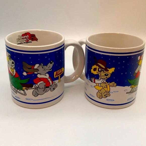 Tonka Pound Puppies Other - Vintage NEW Christmas Holiday Pound Puppies Mugs